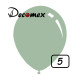 5 inch latex balloon PASTEL EUCALYPTUS (100 Pcs)