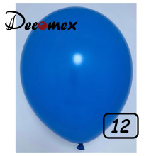12 inch latex balloon STANDARD BLUE (100 Pcs) 12 inch latex balloon STANDARD BLUE (100 Pcs)