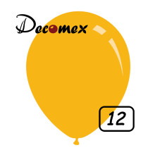 12 inch latex balloon PASTEL GOLDEN YELLOW (100 Pcs)