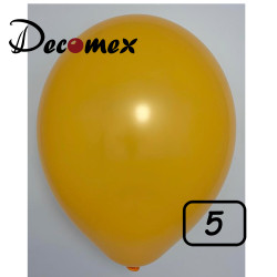 5 inch latex balloon PASTEL GOLDEN YELLOW (100 Pcs)