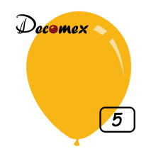 5 inch latex balloon PASTEL GOLDEN YELLOW (100 Pcs)