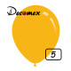 5 inch latex balloon PASTEL GOLDEN YELLOW (100 Pcs)