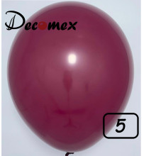 5 inch latex balloon PASTEL BURGUNDY (100 Pcs) 5 inch latex balloon PASTEL BURGUNDY (100 Pcs)