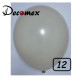 12 inch latex balloon PASTEL SAND (100 Pcs)