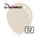 12 inch latex balloon PASTEL SAND (100 Pcs)