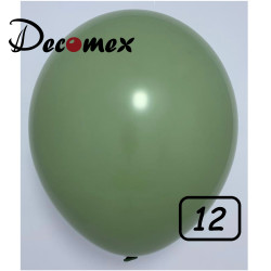 12 inch latex balloon PASTEL EUCALYPTUS (100 Pcs)
