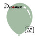12 inch latex balloon PASTEL EUCALYPTUS (100 Pcs)