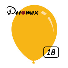 18 inch latex balloon PASTEL GOLDEN YELLOW (10 Pcs)