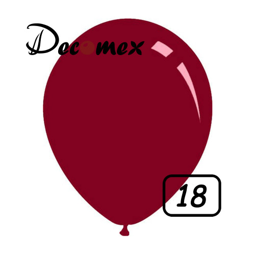 18 inch latex balloon PASTEL BURGUNDY (10 Pcs)