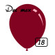 18 inch latex balloon PASTEL BURGUNDY (10 Pcs)