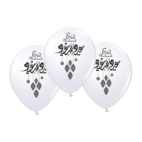 بالون لاتيكس مطبوع شفاف عيدسعيد 12 إنش بالون لاتيكس مطبوع شفاف عيدسعيد 12 إنش