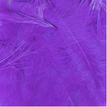 Eleganza Craft Marabout Feathers Mixed sizes 3"-8" 8g bag Purple Eleganza Craft Marabout Feathers Mixed sizes 3"-8" 8g bag Purple