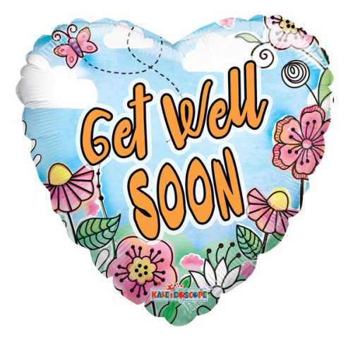 بالون GET WELL الربيع 18 نش