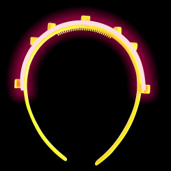 Neon Glow Hair Pin Red color
