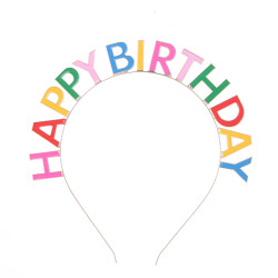 birthday party Colorful Party Headband "IT'S MY BIRTHDAY"