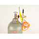 Helium Tank Regulator - Hand-Tight Connector & Gauge and 2M hose - Balloon Inflation (3 month Warranty) 
