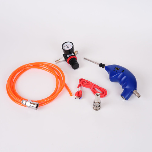 Mini Digital Helium Balloon Inflator with 2 Meter Hose & Gauge Mini Digital Helium Balloon Inflator with 2 Meter Hose & Gauge