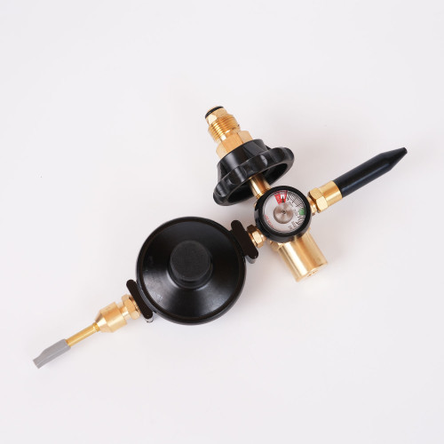 Professional Foil/Latex Balloon Inflator - Handwheel & Gauge