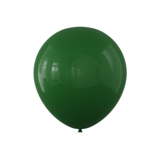 12 inch latex balloon Dark Green Standard 25 count