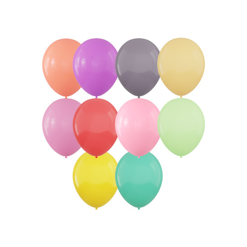 12 inch latex balloon Mix Pastel Color 25 count 12 inch latex balloon Mix Pastel Color 25 count