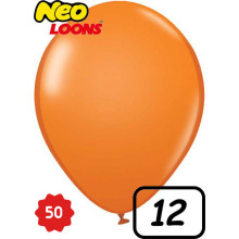 12 inch latex balloon Standard Orange 50 count 12 inch latex balloon Standard Orange 50 count