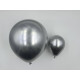 5 inch balloons chrome Silver 50 pcs