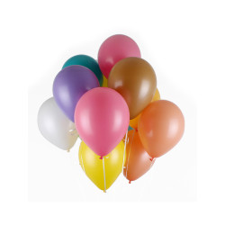 12 inch Latex Balloon Pastel Assorted 50 count