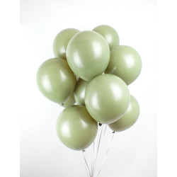 5 inch Latex Balloon Pastel Olive 100 count