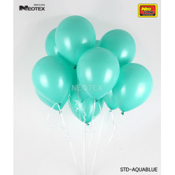 5 inch Latex Balloon Standard AQUA BLUE 100 count