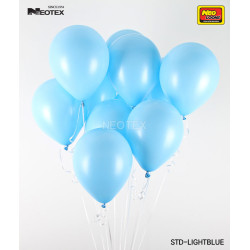 5 inch Latex Balloon Standard Light Blue 100 count