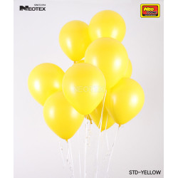 16 inch Latex Balloon Standard YELLOW 50 count