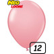 12 inch Latex Balloon Standard Pink 100 count 12 inch Latex Balloon Standard Pink 100 count