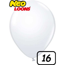16 inch Latex Balloon Standard WHITE 50 count 16 inch Latex Balloon Standard WHITE 50 count
