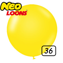 بالون اصفر ستاندرد 36 إنش (1 حبة)