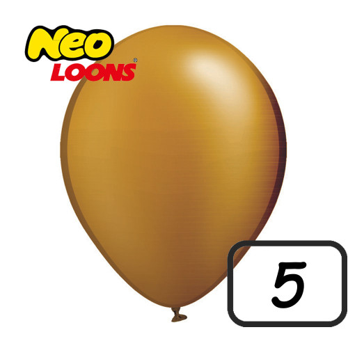 5 inch balloons chrome Gold 50 pcs
