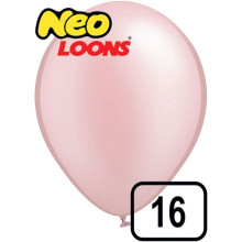16 inch Latex Balloon PASTEL Matt Pink 50 count