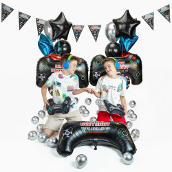 31 inch Shape Game Controller Birthday Holographic balloon