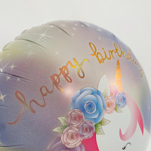 بالون عيد ميلاد يونيكورن 18 إنش