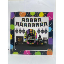 طقم حفلات عيد ميلاد نيون (32 قطعة)