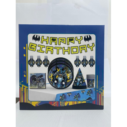 طقم حفلات شخصيات باتمان (32 قطعة)