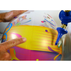 Bubble Inflator with Soft-Touch Push Valve