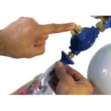 Bubble Inflator with Soft-Touch Push Valve