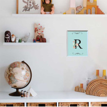 لوحة اهداء بعبارة R لوحة اهداء بعبارة R