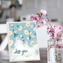 لوحة اهداء بعبارة احبك Love you لوحة اهداء بعبارة احبك Love you