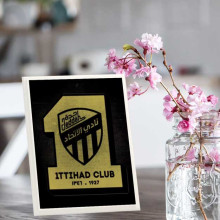 لوحة اهداء بشعار الاتحاد لوحة اهداء بشعار الاتحاد