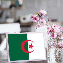 لوحة اهداء بعلم الجزائر لوحة اهداء بعلم الجزائر