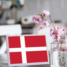 لوحة اهداء بعلم الدنمارك لوحة اهداء بعلم الدنمارك