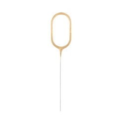 Golden Digit Sparkler 0