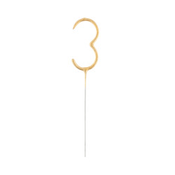 Golden Digit Sparkler 3