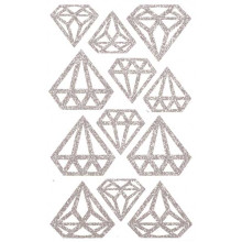DIAMONDS STICKER SILVER DIAMONDS STICKER SILVER